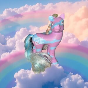 Vintage 1992 Hasbro My Little Pony G1 MLP Color Swirl Pony Starswirl B21